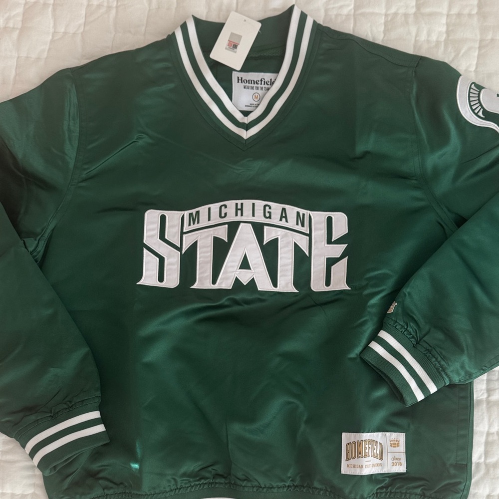 Homefield Green Michigan State Windbreaker